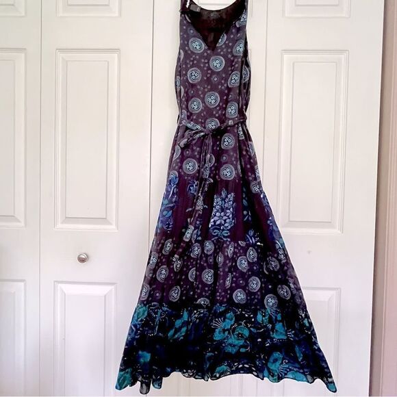 NWOT Desigual midi dress with halter straps designed by Christian Lacroix Size L - Picture 6 of 9